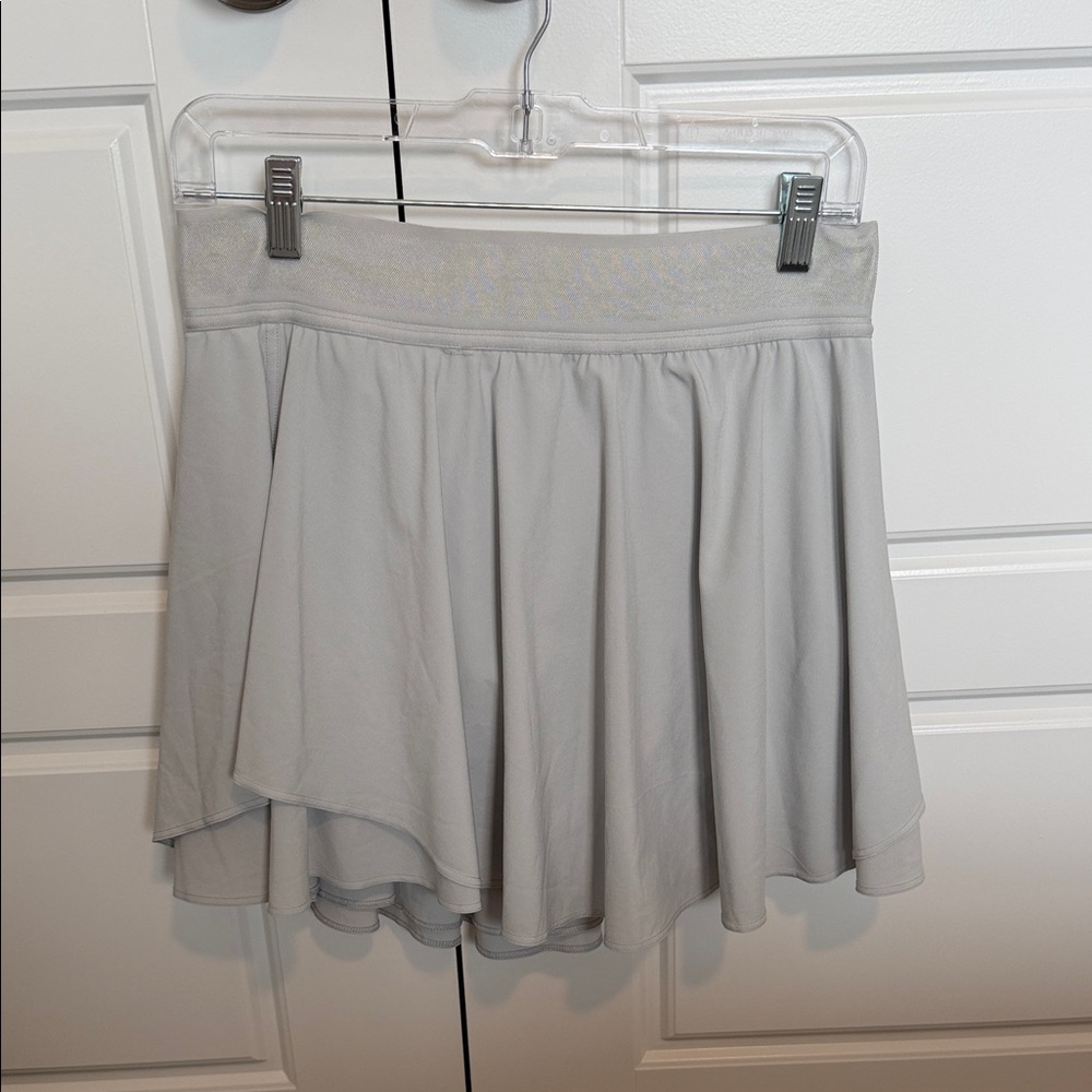 lululemon Light Gray Tennis Skirt